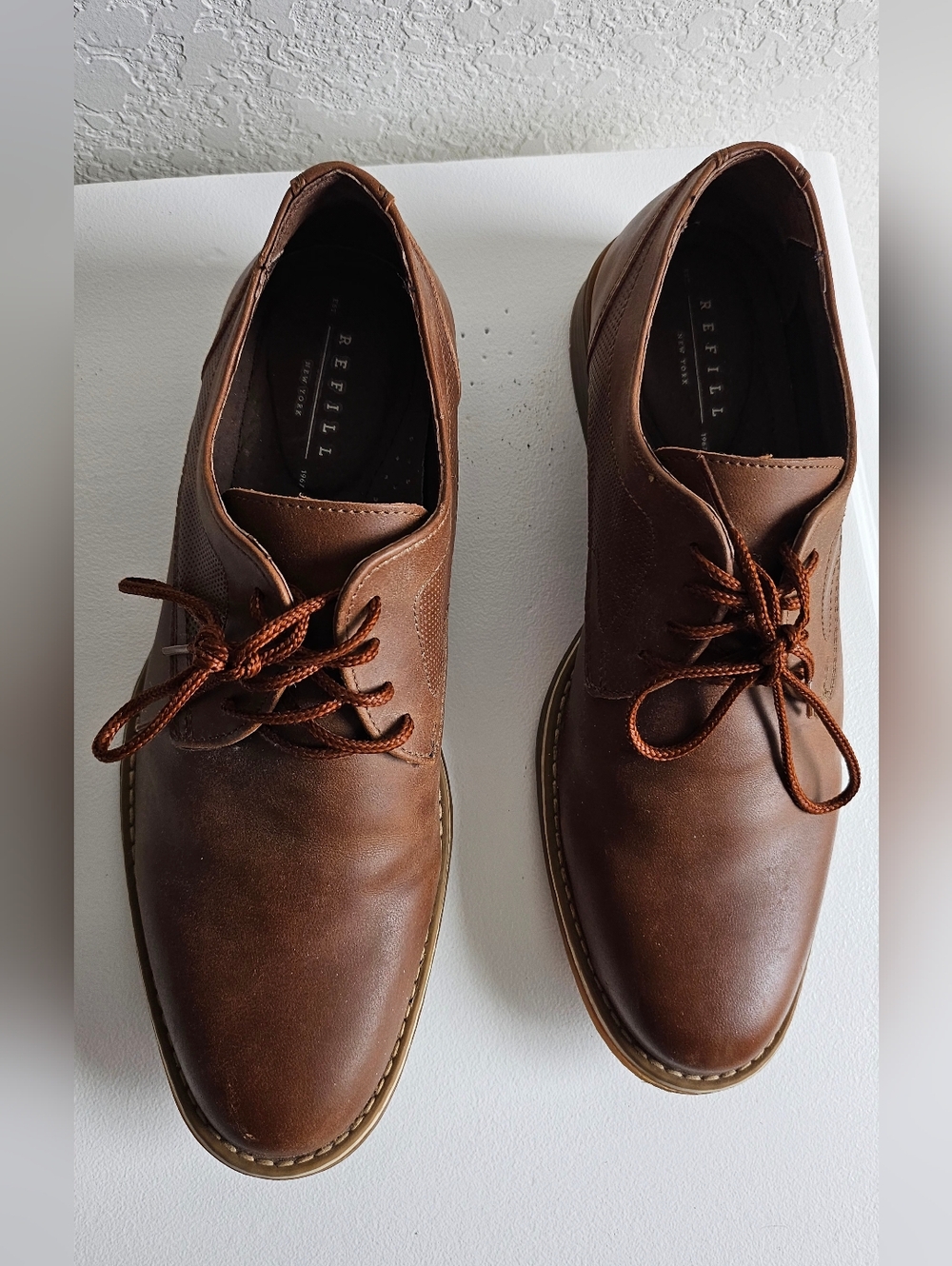 Men's Brown Leather Chukka Boots - Lace-Up Casual